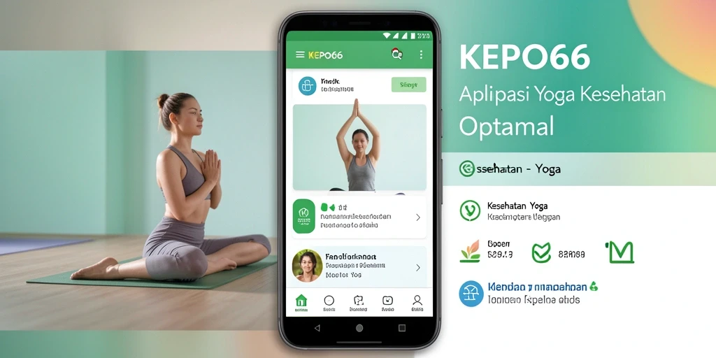 Tampilan antarmuka pengguna aplikasi Yoga yang menarik dan fungsional.